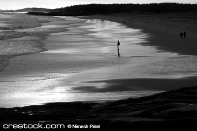 solitary moment at the beach